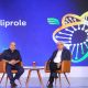From Left to Right: Mayank Singhal, Vice Chairperson & Managing Director, PI Industries and  Narayan Seshadri, Chairperson, PI industries addressing the gathering.